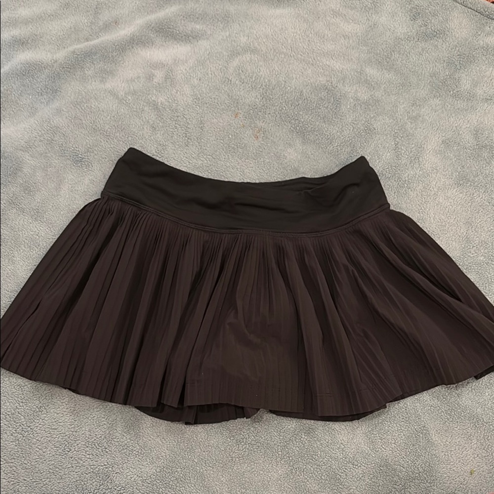 Black Pleated Skirt